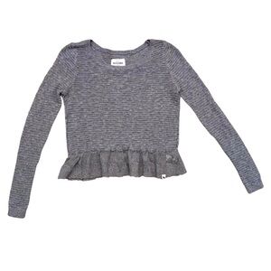 ABERCROMBIE & FITCH KIDS gray SWEATER girls size XL 14 16